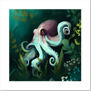 Olivia Octopus Posters and Art